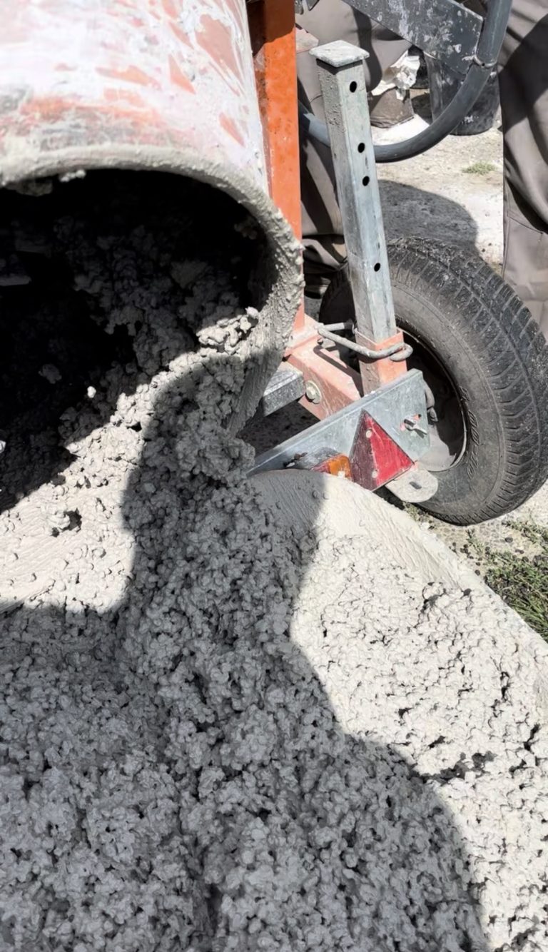 B&eacute;ton pour dalle chaux/li&egrave;ge